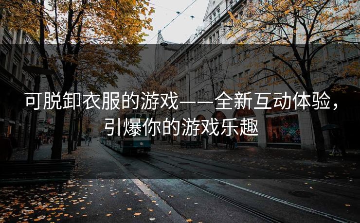 可脱卸衣服的游戏——全新互动体验，引爆你的游戏乐趣